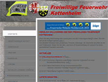 Tablet Screenshot of feuerwehr-kottenheim.de